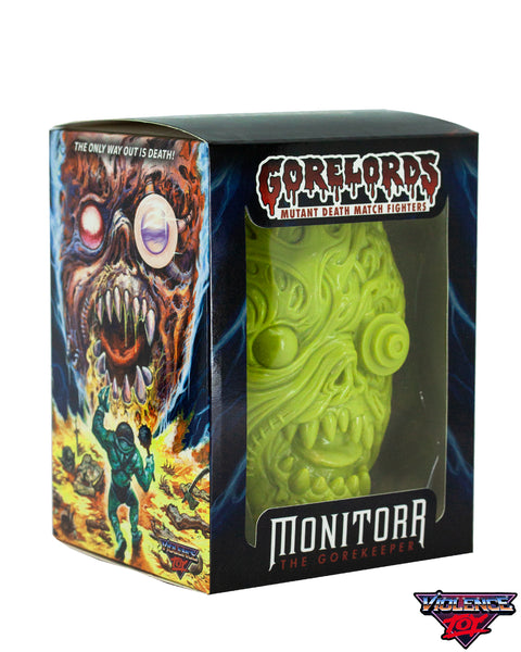 Gorelords Monitorr Head with set of 12 Figures- Light Olive Green